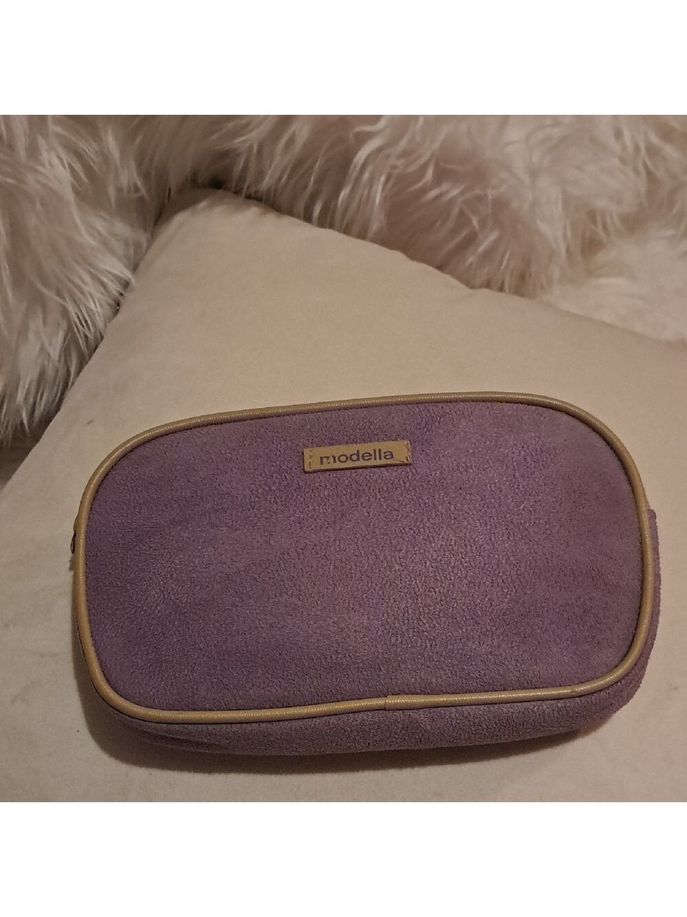 Modella Suede Purple Women's Bag.